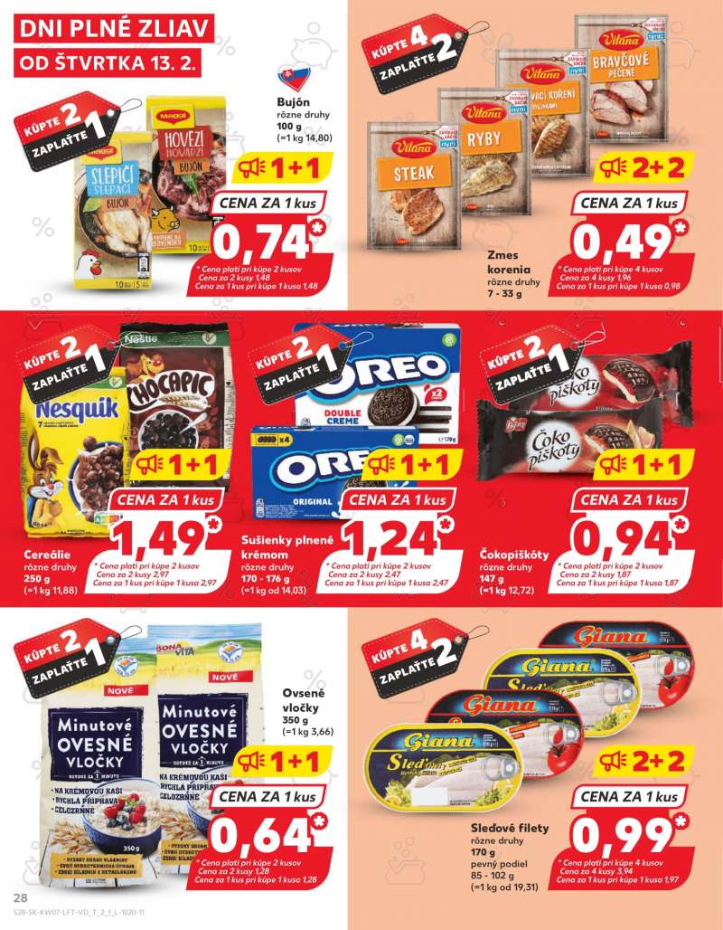 Kaufland Szlovákia Akciós Újság 28 oldal