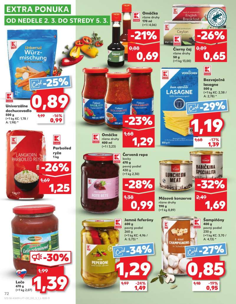 Kaufland Szlovákia Akciós Újság 72 oldal