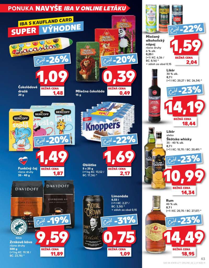 Kaufland Szlovákia Akciós Újság 43 oldal