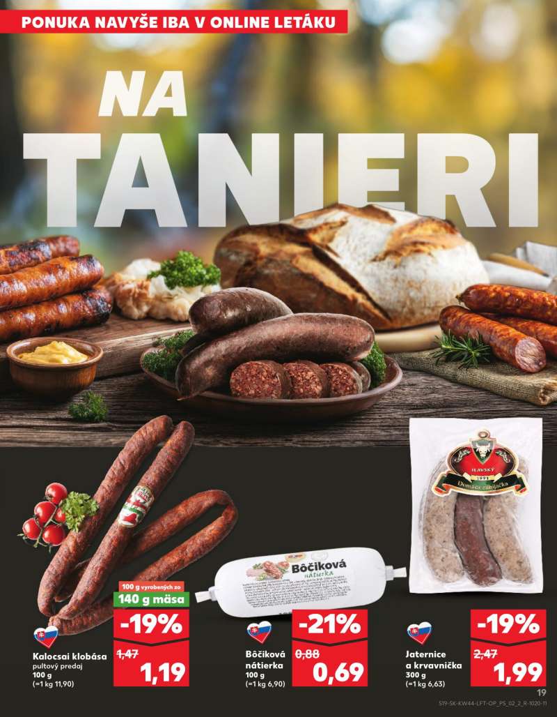 Kaufland Szlovákia Akciós Újság 19 oldal