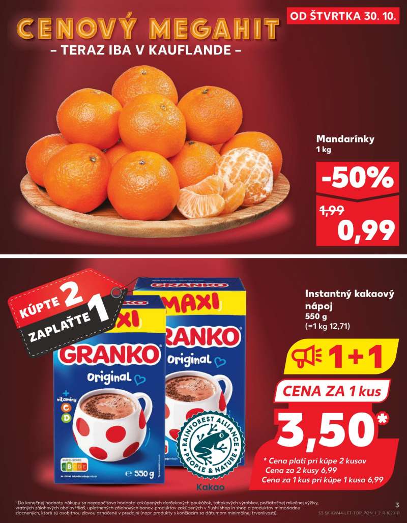 Kaufland Szlovákia Akciós Újság 3 oldal