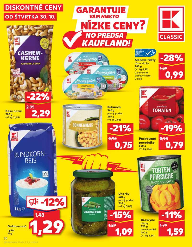 Kaufland Szlovákia Akciós Újság 30 oldal