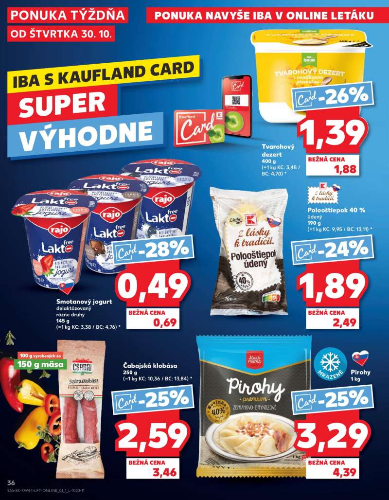Kaufland Szlovákia Akciós Újság 36 oldal