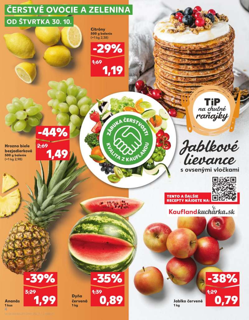 Kaufland Szlovákia Akciós Újság 4 oldal