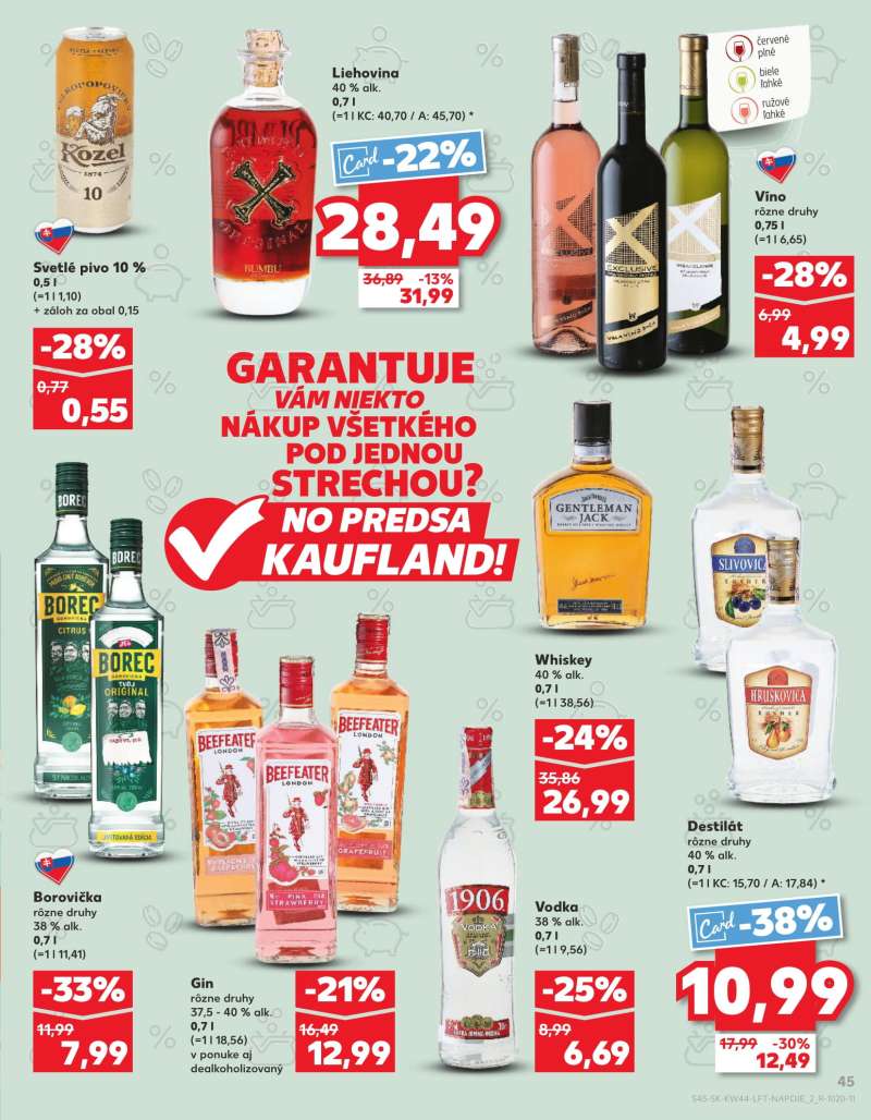 Kaufland Szlovákia Akciós Újság 45 oldal