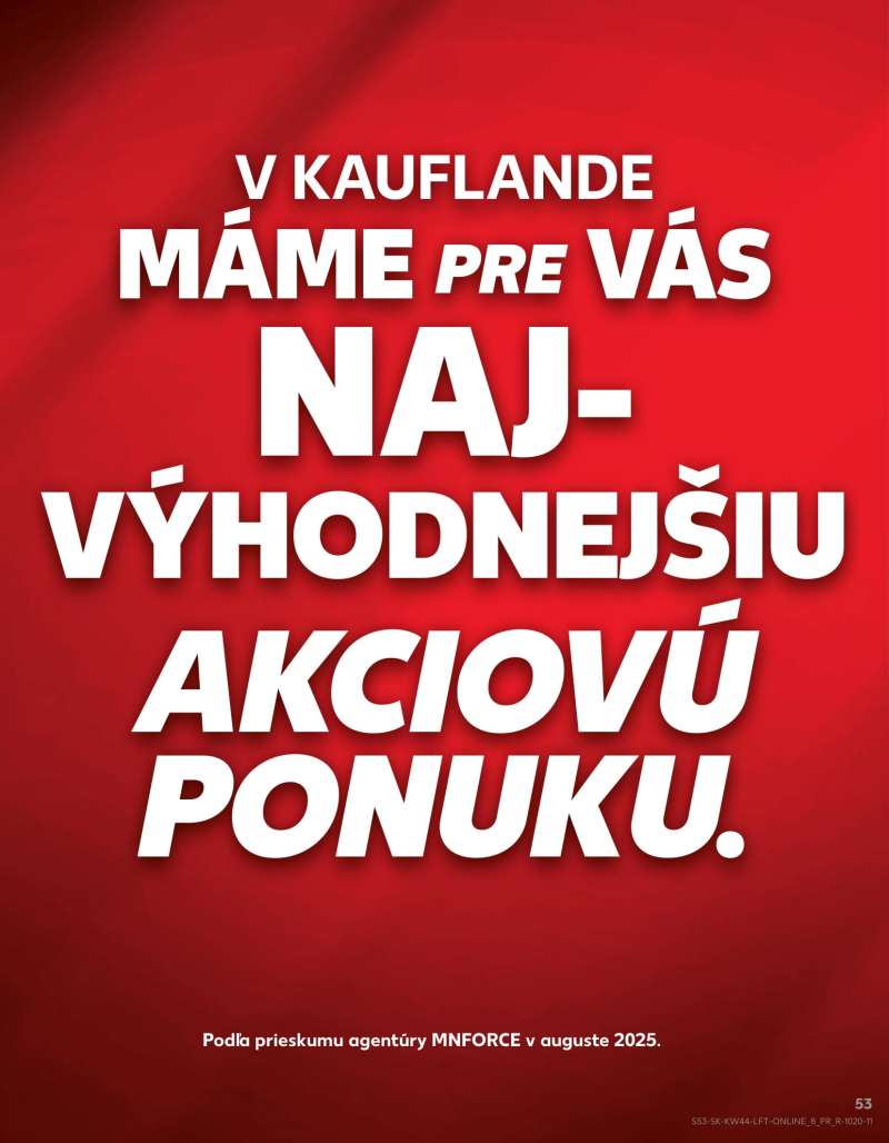 Kaufland Szlovákia Akciós Újság 53 oldal