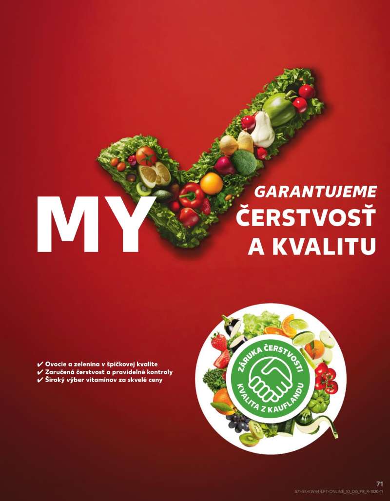Kaufland Szlovákia Akciós Újság 71 oldal