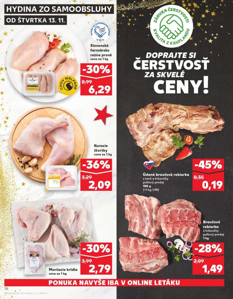 Kaufland Szlovákia Akciós Újság 18 oldal