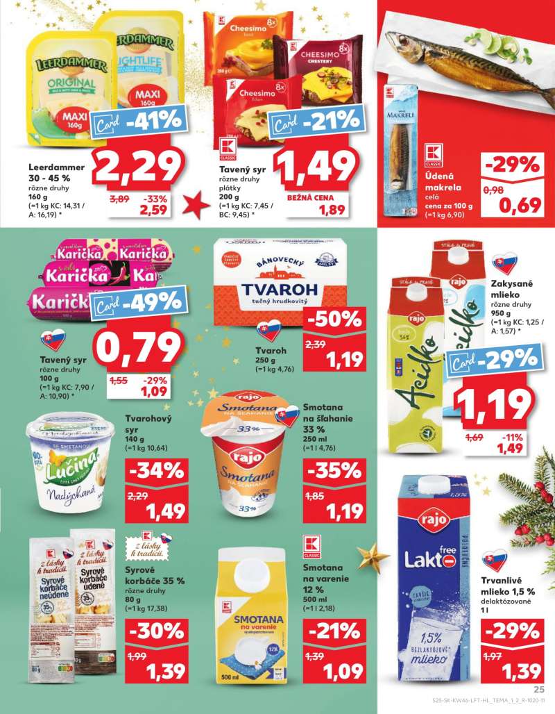 Kaufland Szlovákia Akciós Újság 25 oldal