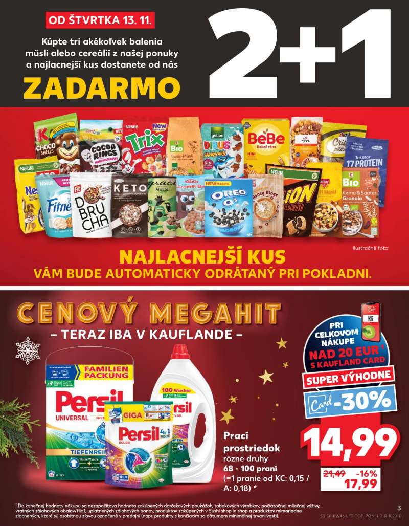 Kaufland Szlovákia Akciós Újság 3 oldal