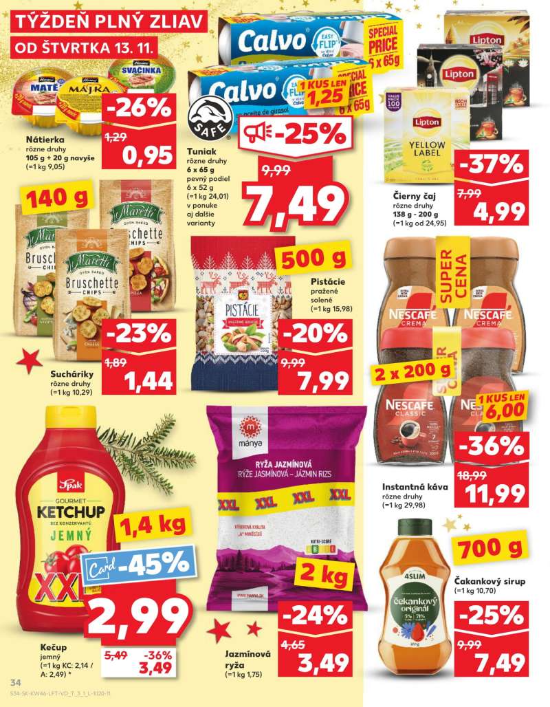 Kaufland Szlovákia Akciós Újság 34 oldal