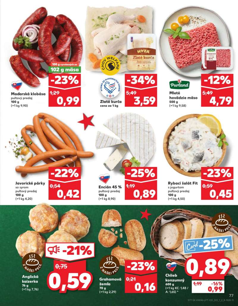 Kaufland Szlovákia Akciós Újság 77 oldal