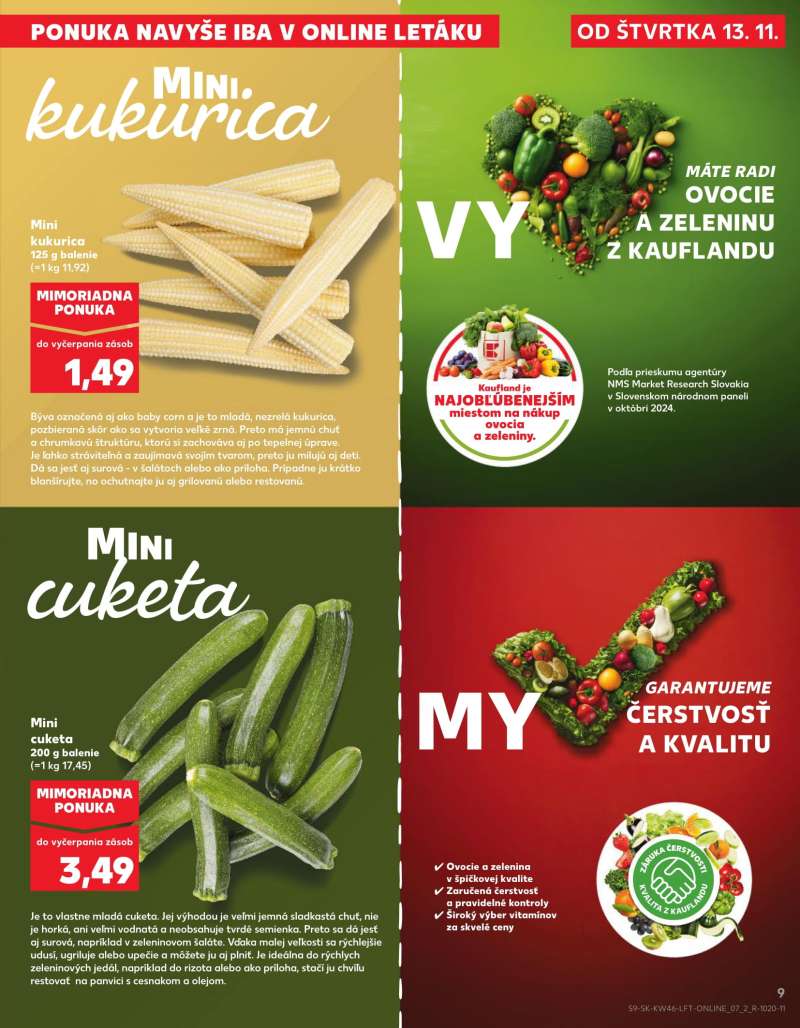 Kaufland Szlovákia Akciós Újság 9 oldal