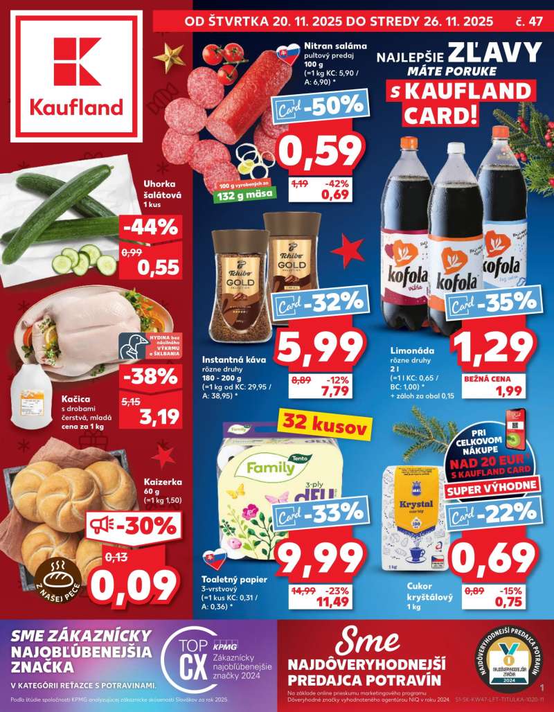 Kaufland Szlovákia Akciós Újság 1 oldal