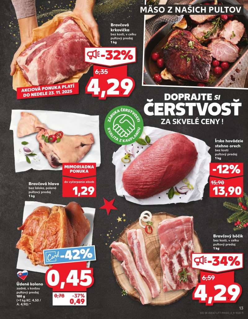 Kaufland Szlovákia Akciós Újság 13 oldal