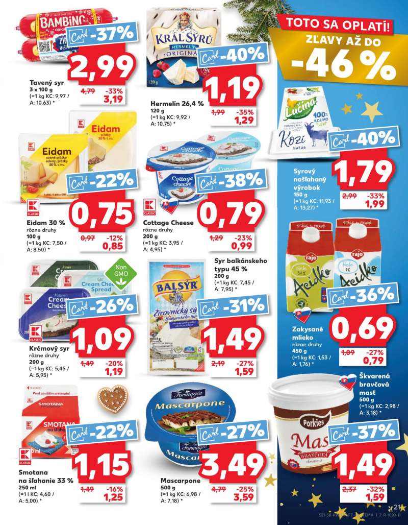 Kaufland Szlovákia Akciós Újság 21 oldal