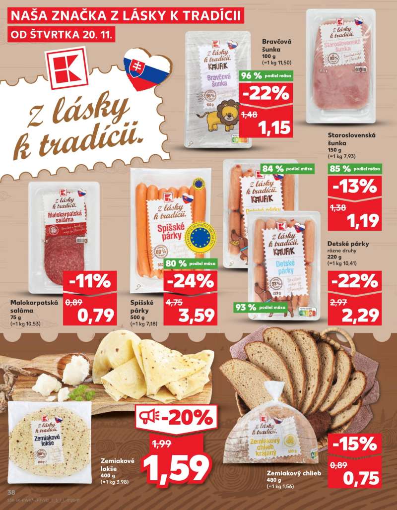 Kaufland Szlovákia Akciós Újság 38 oldal