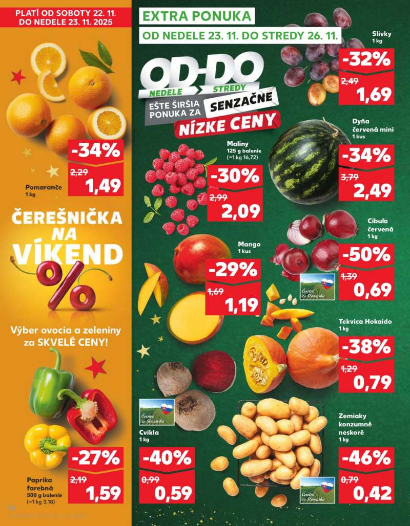 Kaufland Szlovákia Akciós Újság 74 oldal
