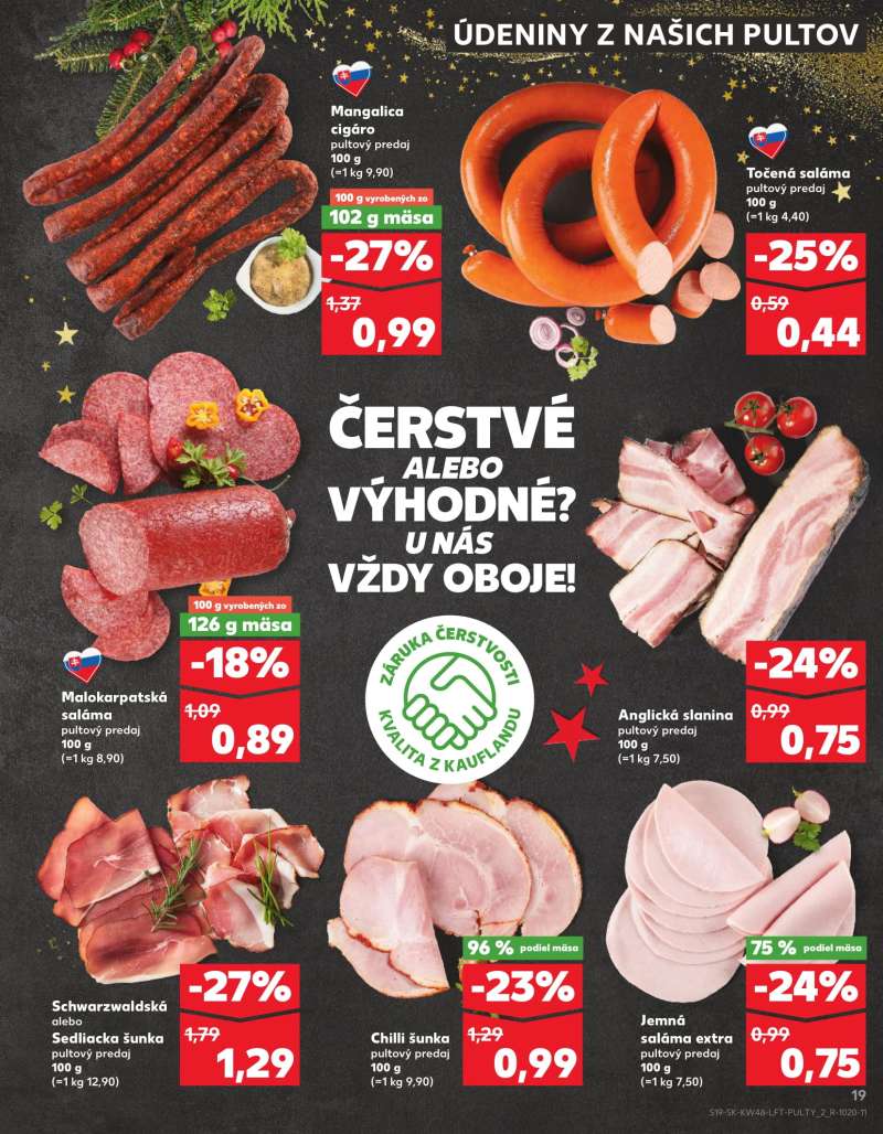 Kaufland Szlovákia Akciós Újság 19 oldal