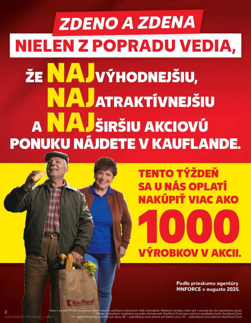 Kaufland Szlovákia Akciós Újság 2 oldal