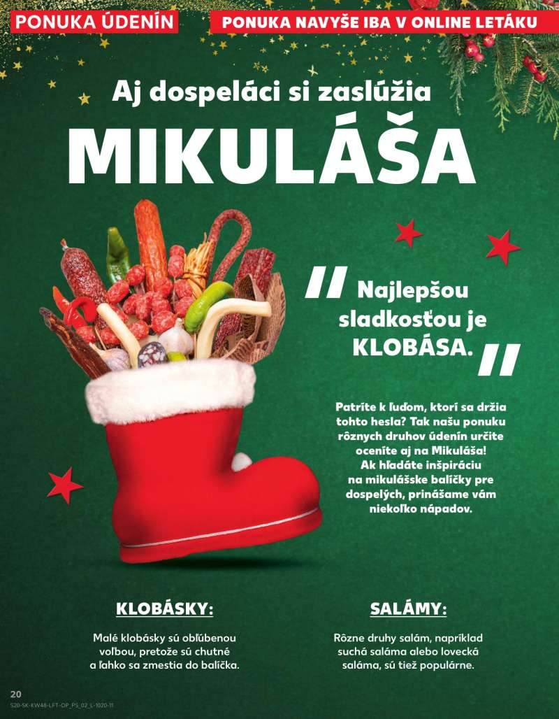 Kaufland Szlovákia Akciós Újság 20 oldal