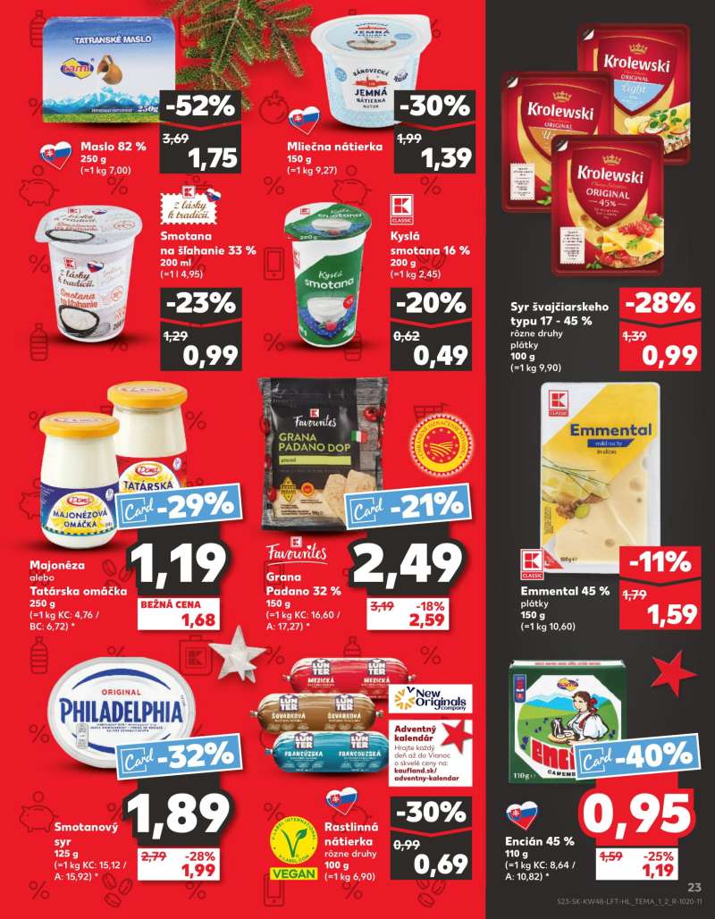 Kaufland Szlovákia Akciós Újság 23 oldal