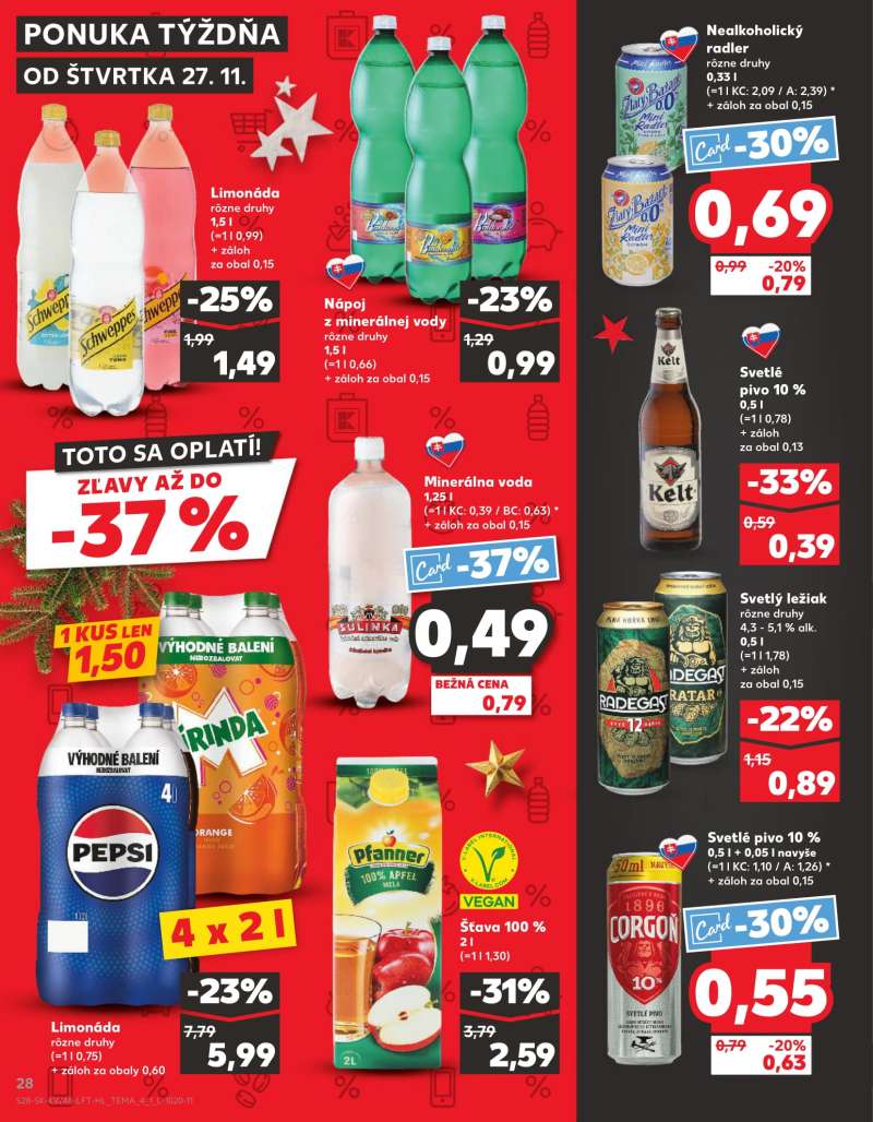 Kaufland Szlovákia Akciós Újság 28 oldal