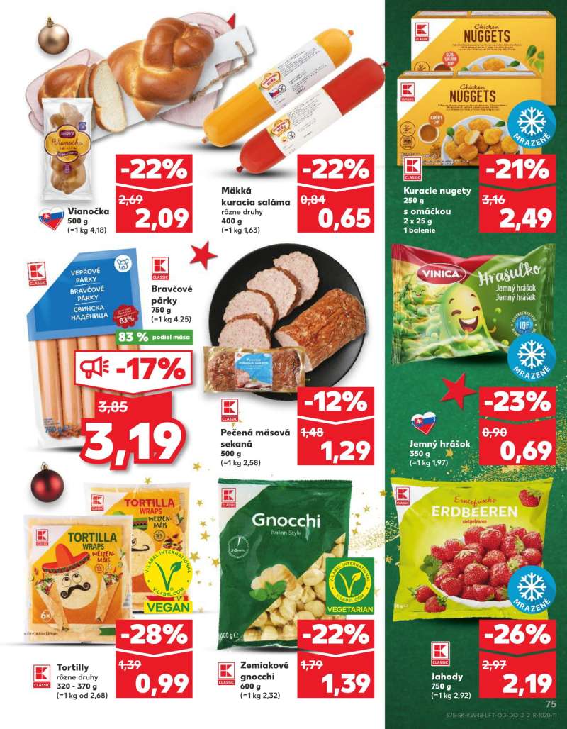 Kaufland Szlovákia Akciós Újság 75 oldal