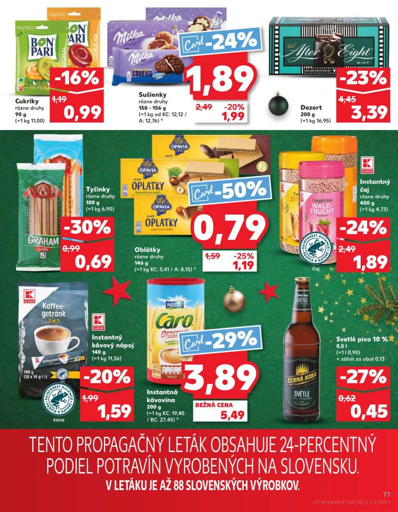 Kaufland Szlovákia Akciós Újság 77 oldal