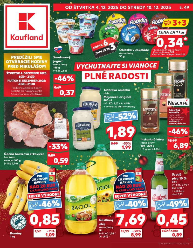 Kaufland Szlovákia Akciós Újság 1 oldal