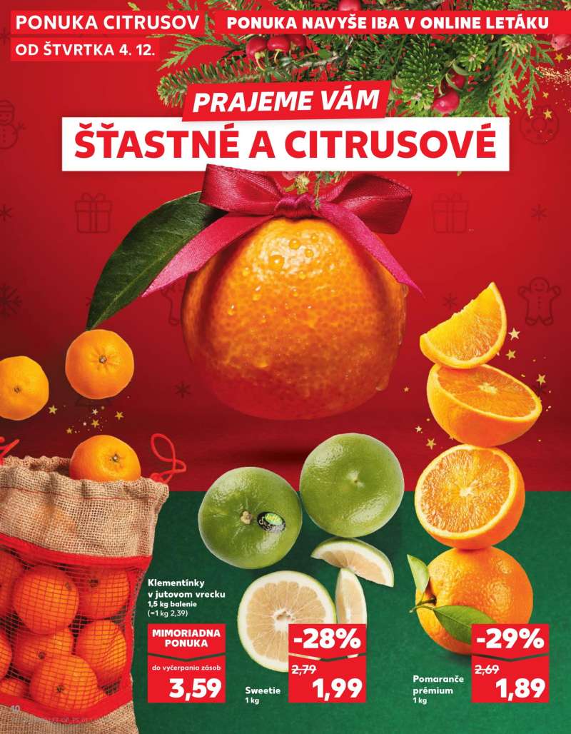 Kaufland Szlovákia Akciós Újság 10 oldal