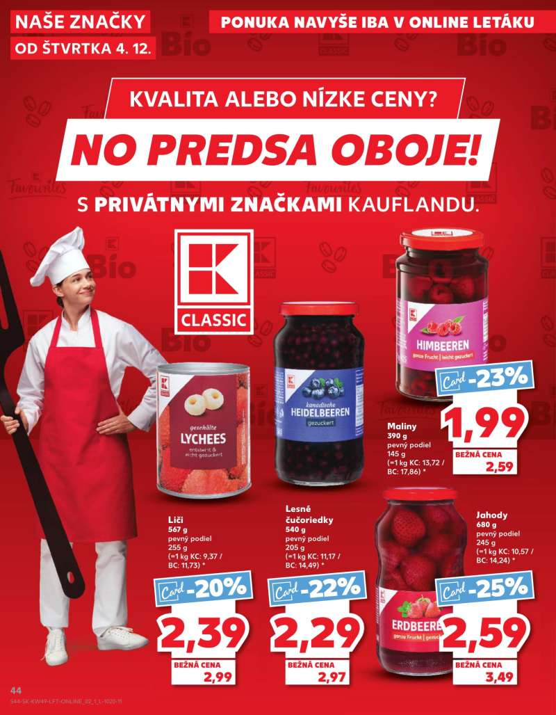 Kaufland Szlovákia Akciós Újság 44 oldal
