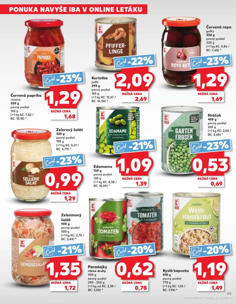 Kaufland Szlovákia Akciós Újság 45 oldal