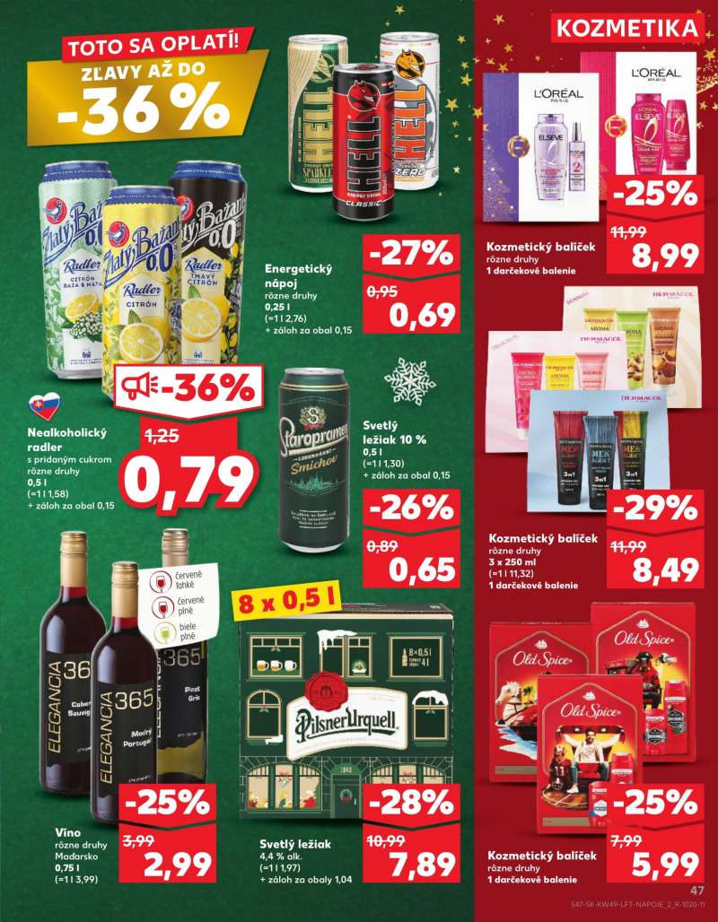 Kaufland Szlovákia Akciós Újság 47 oldal