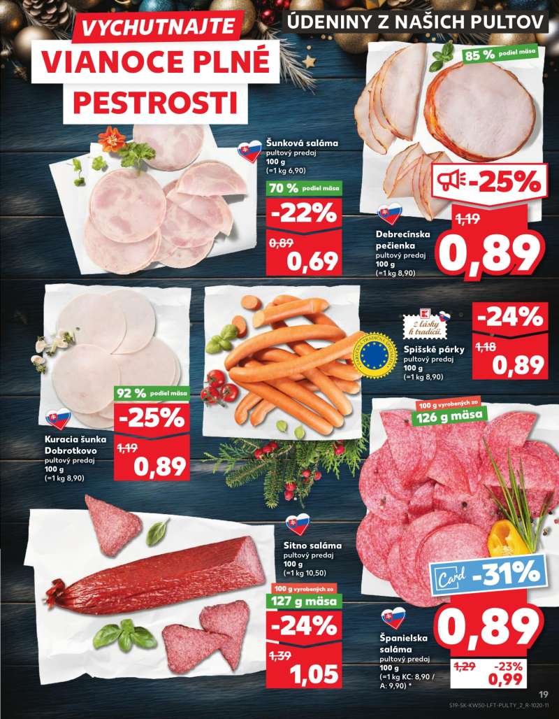 Kaufland Szlovákia Akciós Újság 19 oldal