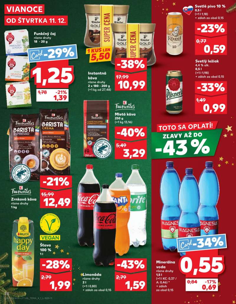 Kaufland Szlovákia Akciós Újság 28 oldal