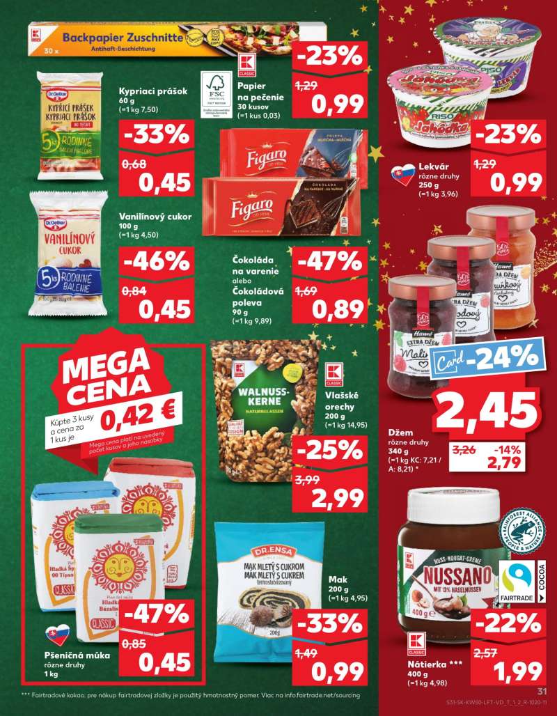 Kaufland Szlovákia Akciós Újság 31 oldal