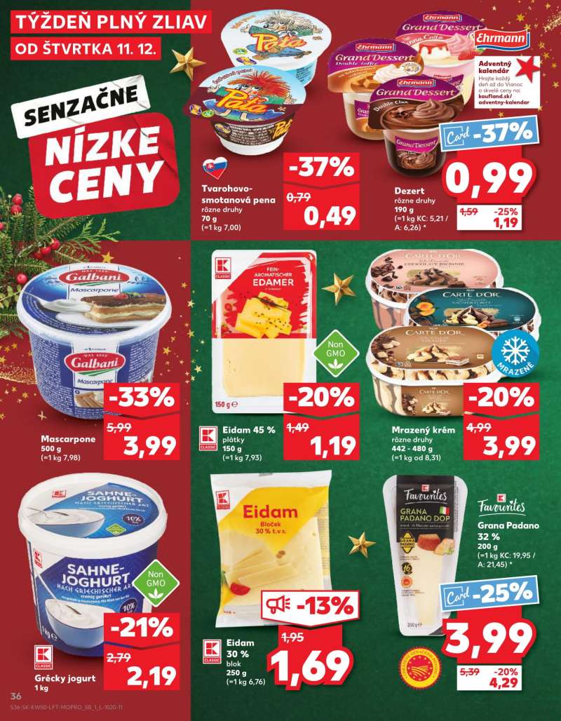 Kaufland Szlovákia Akciós Újság 36 oldal