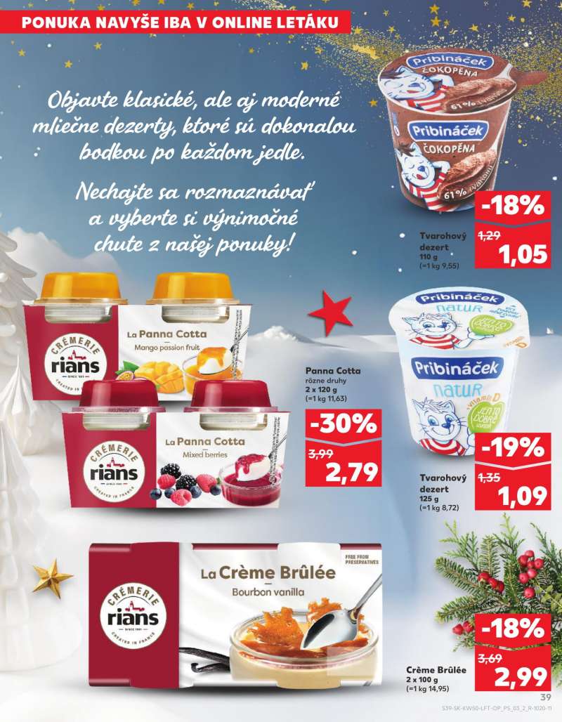 Kaufland Szlovákia Akciós Újság 39 oldal
