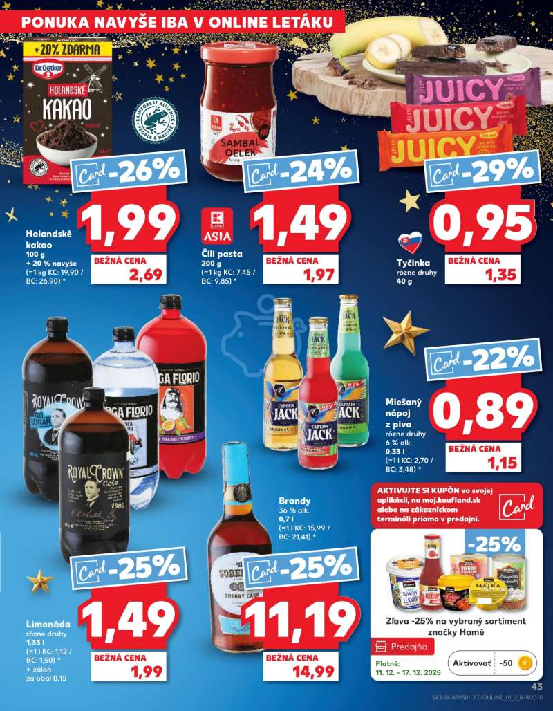 Kaufland Szlovákia Akciós Újság 43 oldal