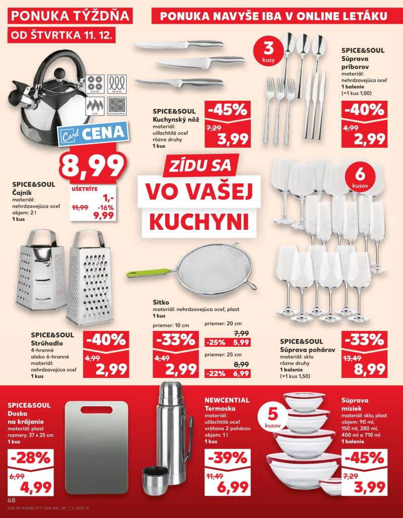 Kaufland Szlovákia Akciós Újság 68 oldal