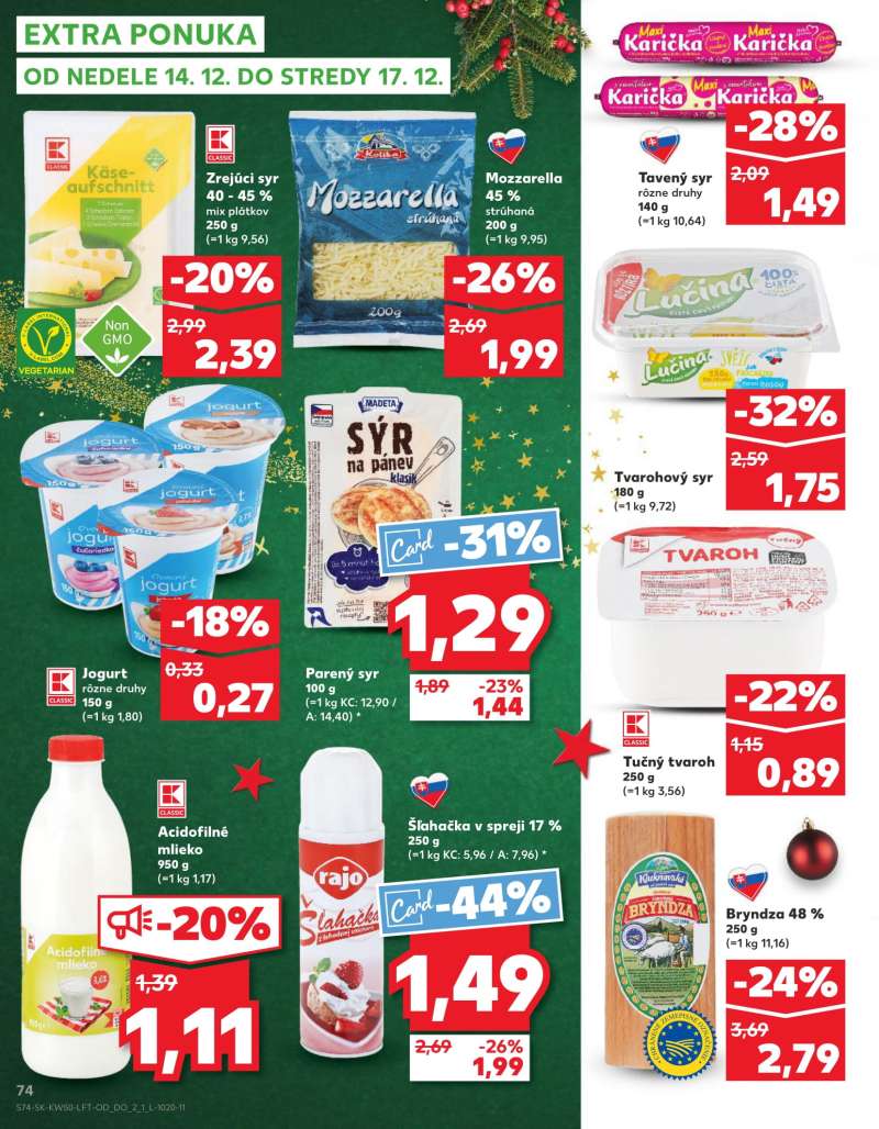 Kaufland Szlovákia Akciós Újság 74 oldal