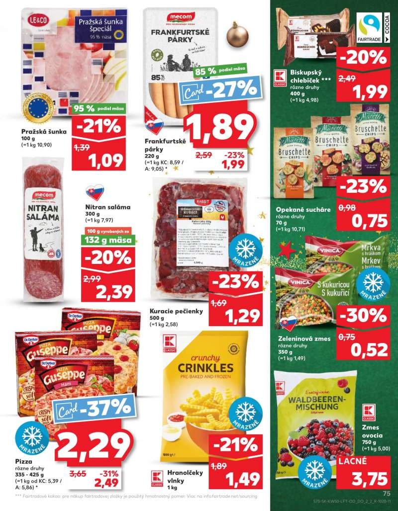 Kaufland Szlovákia Akciós Újság 75 oldal