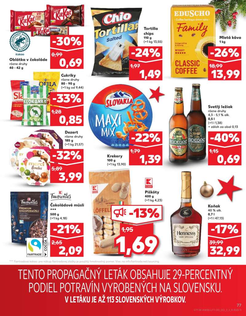 Kaufland Szlovákia Akciós Újság 77 oldal