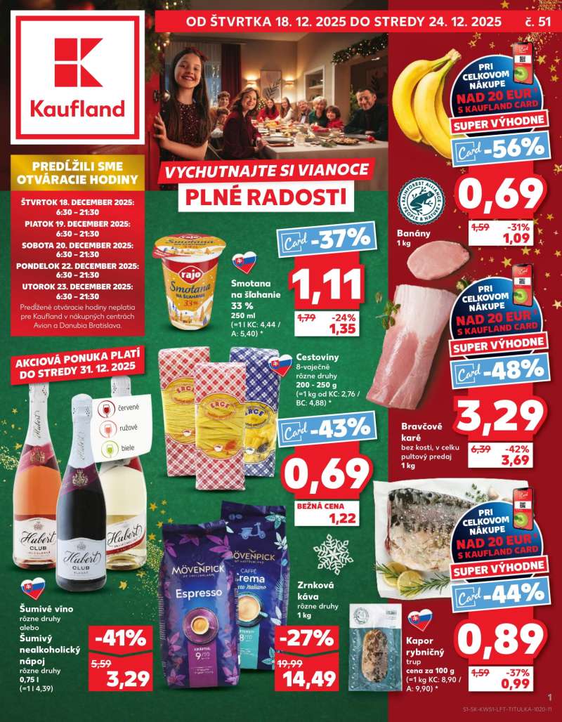 Kaufland Szlovákia Akciós Újság 1 oldal