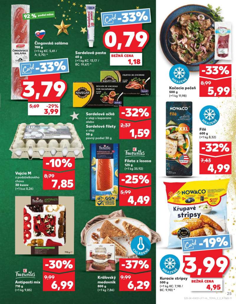Kaufland Szlovákia Akciós Újság 25 oldal