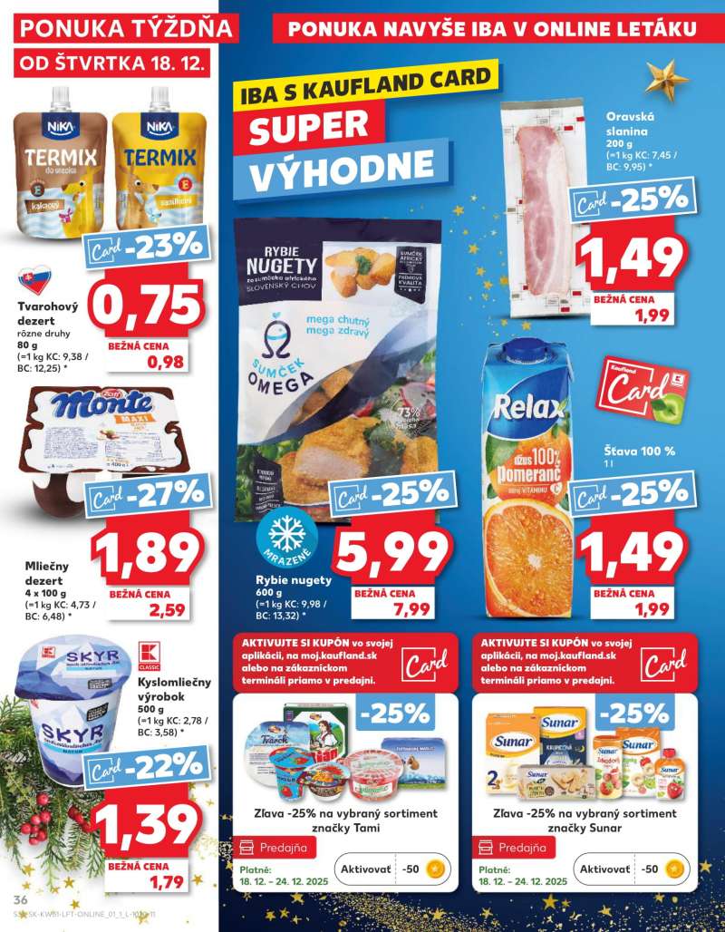 Kaufland Szlovákia Akciós Újság 36 oldal