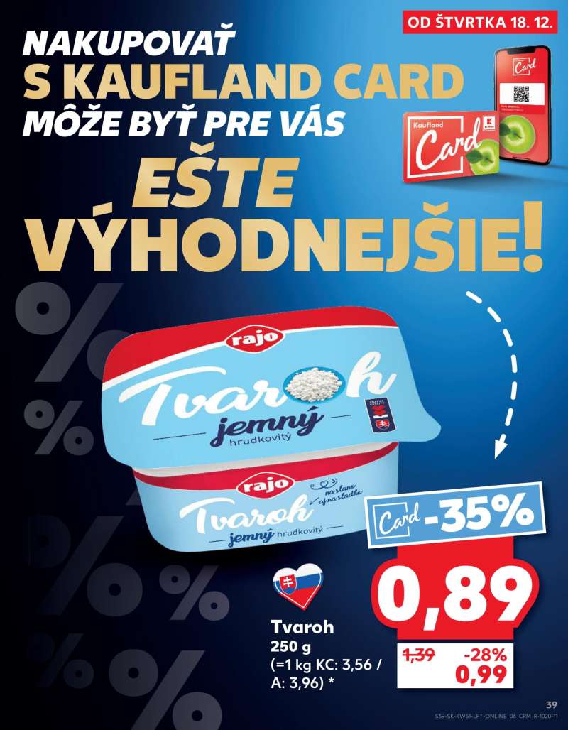 Kaufland Szlovákia Akciós Újság 39 oldal