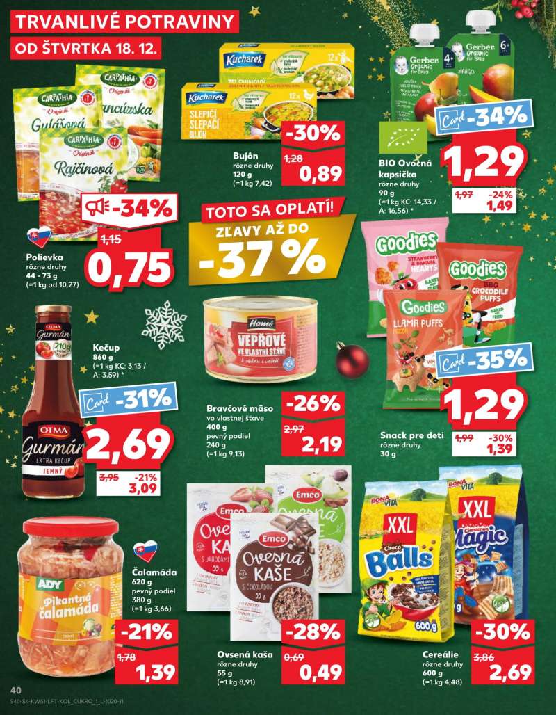 Kaufland Szlovákia Akciós Újság 40 oldal