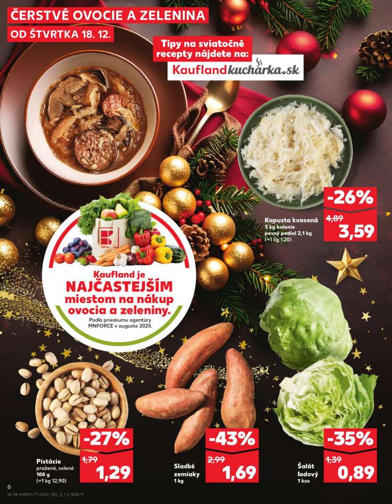 Kaufland Szlovákia Akciós Újság 6 oldal
